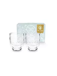 PIP STUDIO | Bicchiere da acqua set da 2 280ml Flower White | Trasparente