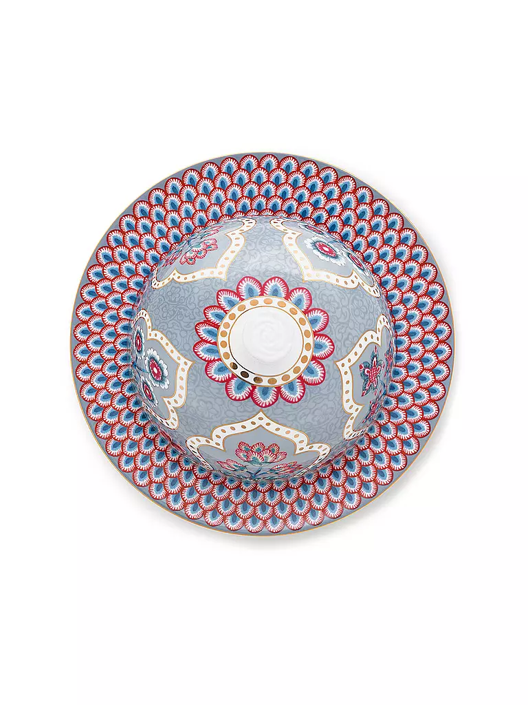 PIP STUDIO | Burriera rotonda 17x8 cm FLOWER FESTIVAL Azzurro | Blu chiaro