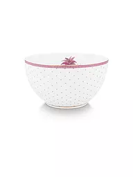 PIP STUDIO | Ciotola 15 cm JOLIE DOTS Oro/Rosa | Bianco