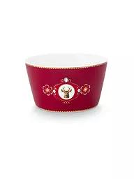 PIP STUDIO | Ciotola 15 cm LOVE BIRDS MEDALLION Verde Scuro | Rosso scuro
