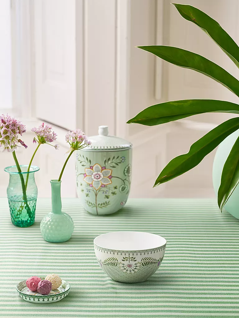 PIP STUDIO | Ciotola LILY & LOTUS 15cm Tiles Light Gr. | Verde chiaro