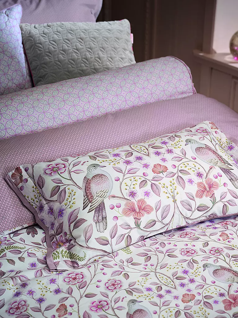 PIP STUDIO | Cuscino imbottito GARDEN OF DOVE 35x60cm Bianco sporco | Crema