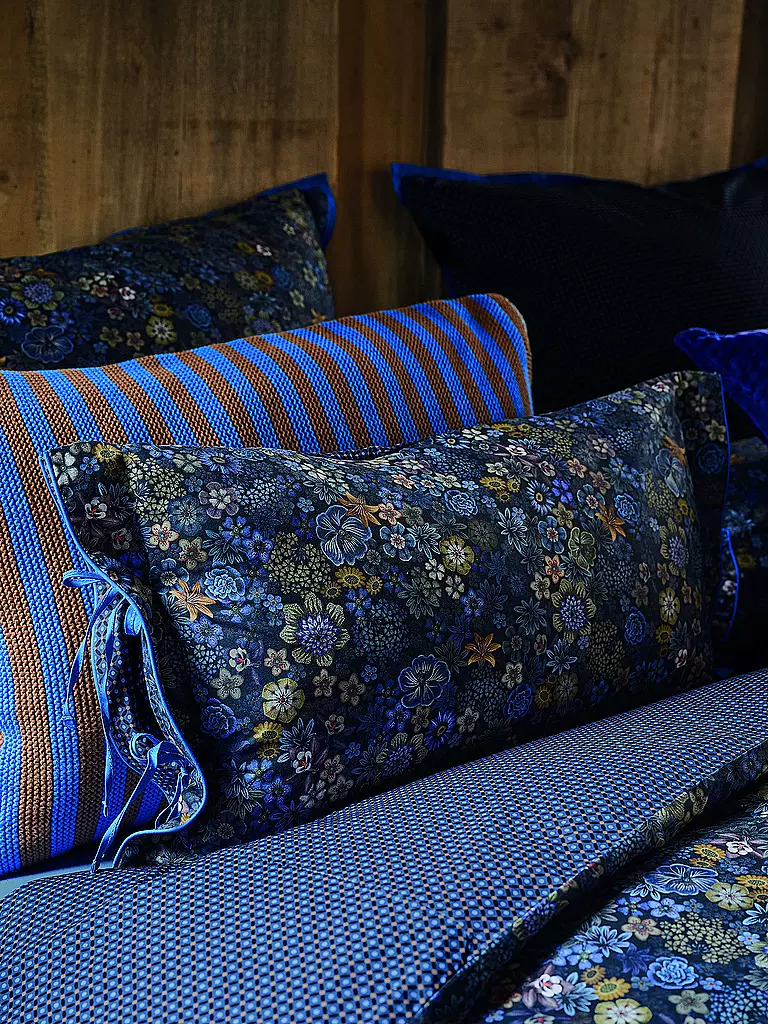 PIP STUDIO | Cuscino imbottito TUTTI I FIORI 35x60cm Blu Scuro | Blu scuro