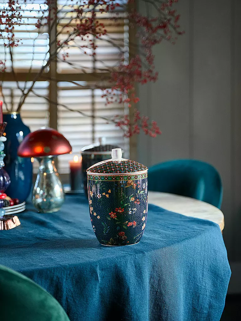 PIP STUDIO | Dose mit Deckel BERRY BLUES 1500ml Blue | Blu scuro