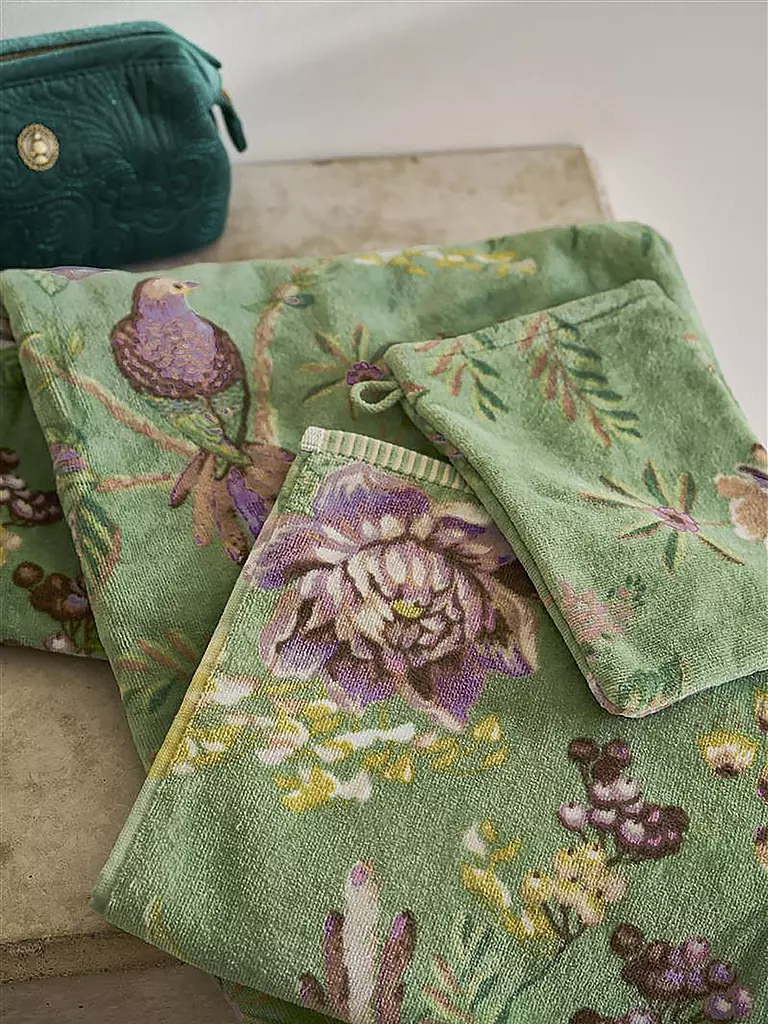 PIP STUDIO | Guanto da bagno 16x22 cm SECRET GARDEN Verde | 