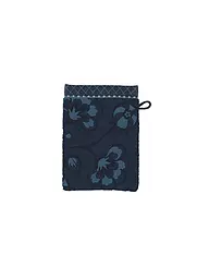 PIP STUDIO | Guanto da bagno JASMIN JACQUARD 16x22cm Sabbia | Blu scuro