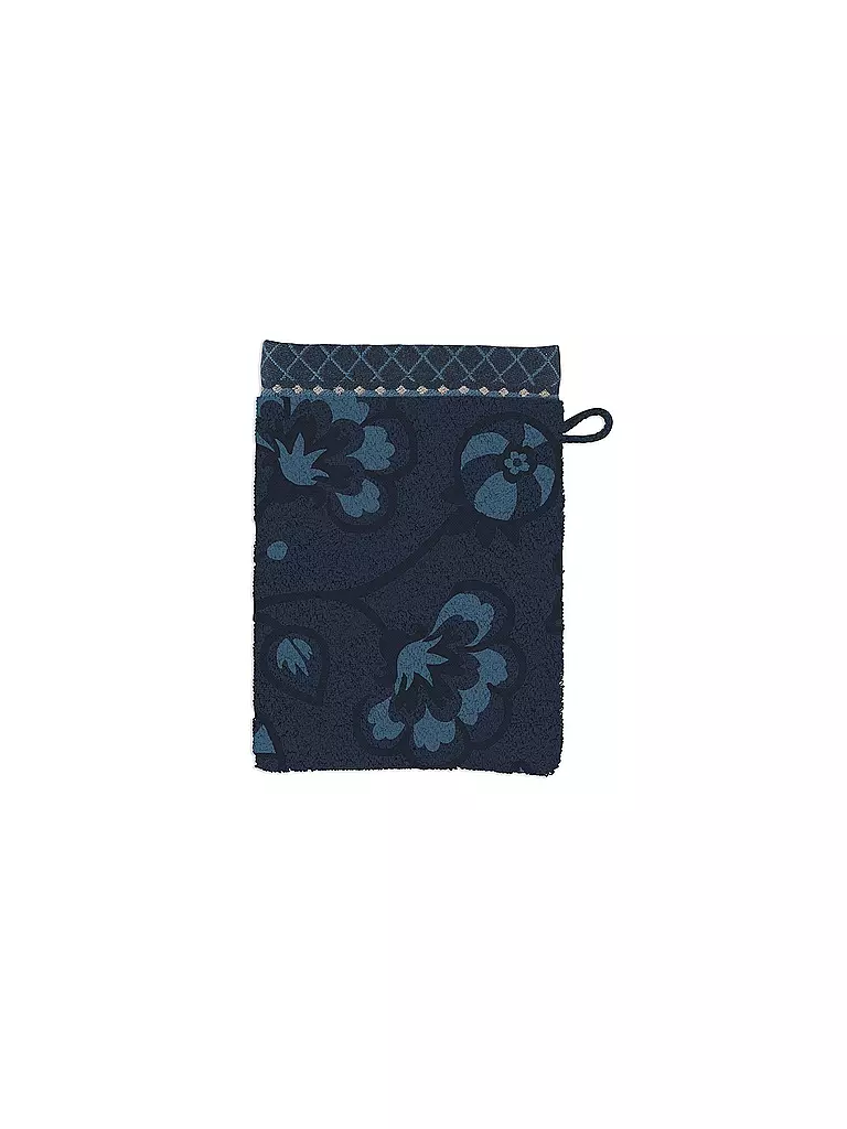 PIP STUDIO | Guanto da bagno JASMIN JACQUARD 16x22cm Blu Scuro | Blu scuro