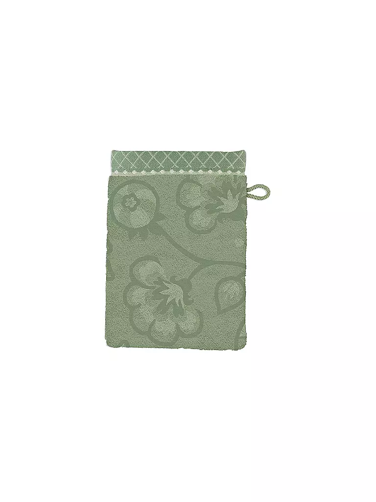 PIP STUDIO | Guanto da bagno JASMIN JACQUARD 16x22cm Verde | Verde