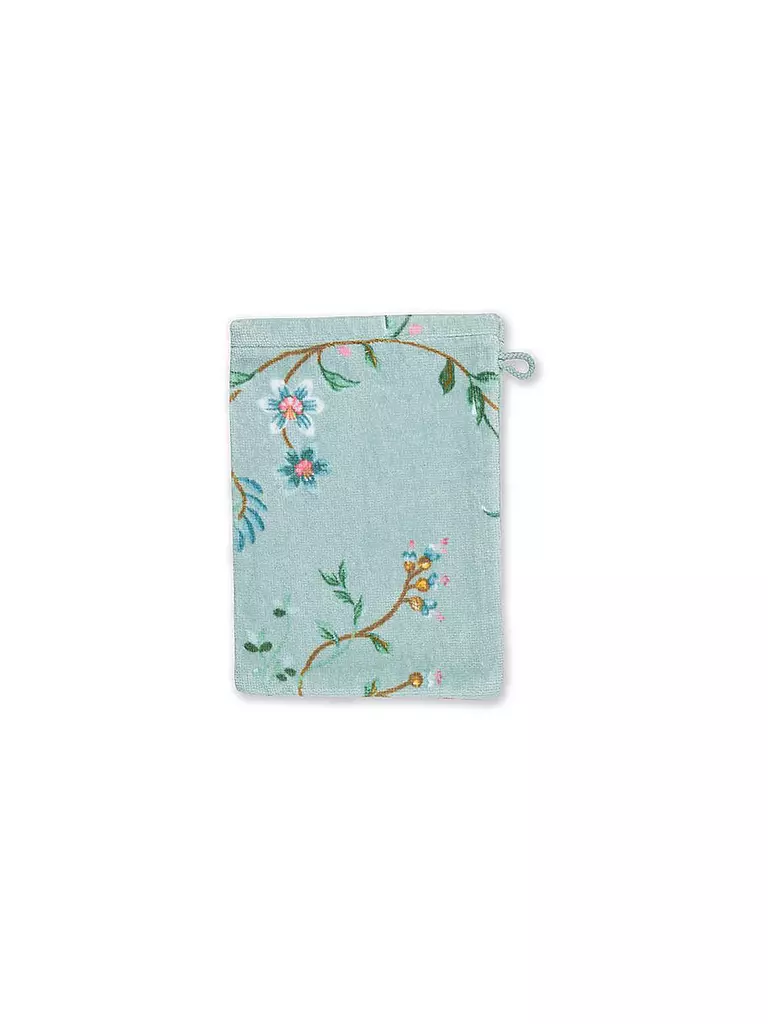 PIP STUDIO | Guanto da bagno LES FLEURS 16x22cm Blu | Blu chiaro