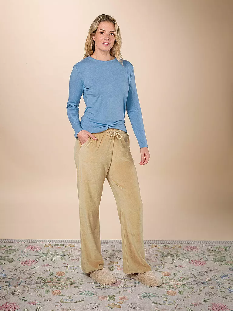 PIP STUDIO | Loungewear Langarmshirt TOM | Blu chiaro