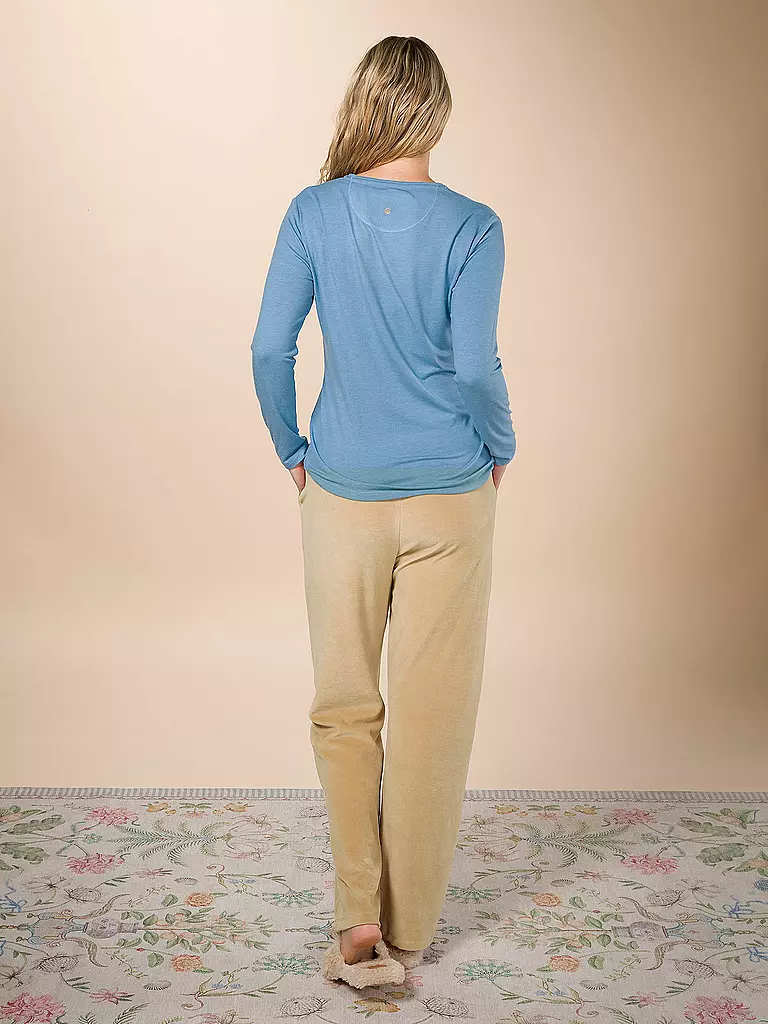 PIP STUDIO | Loungewear Langarmshirt TOM | Blu chiaro