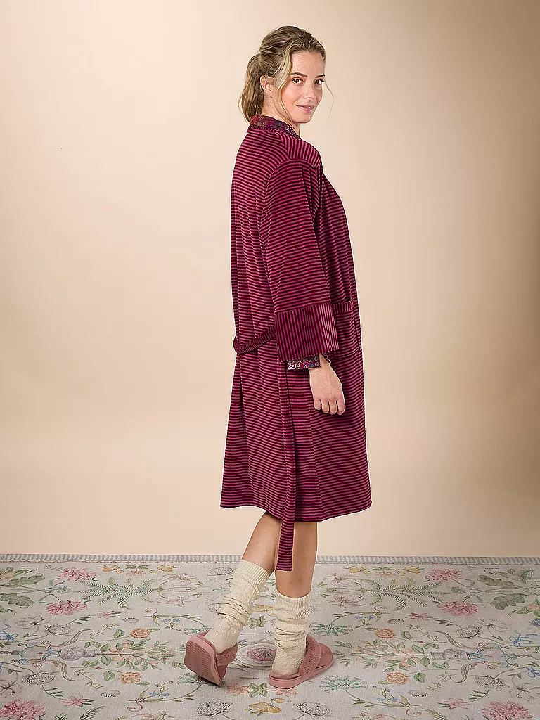 PIP STUDIO | Morgenmantel NAOMI VELVET LITTLE SUMO STRIPE | Bacca
