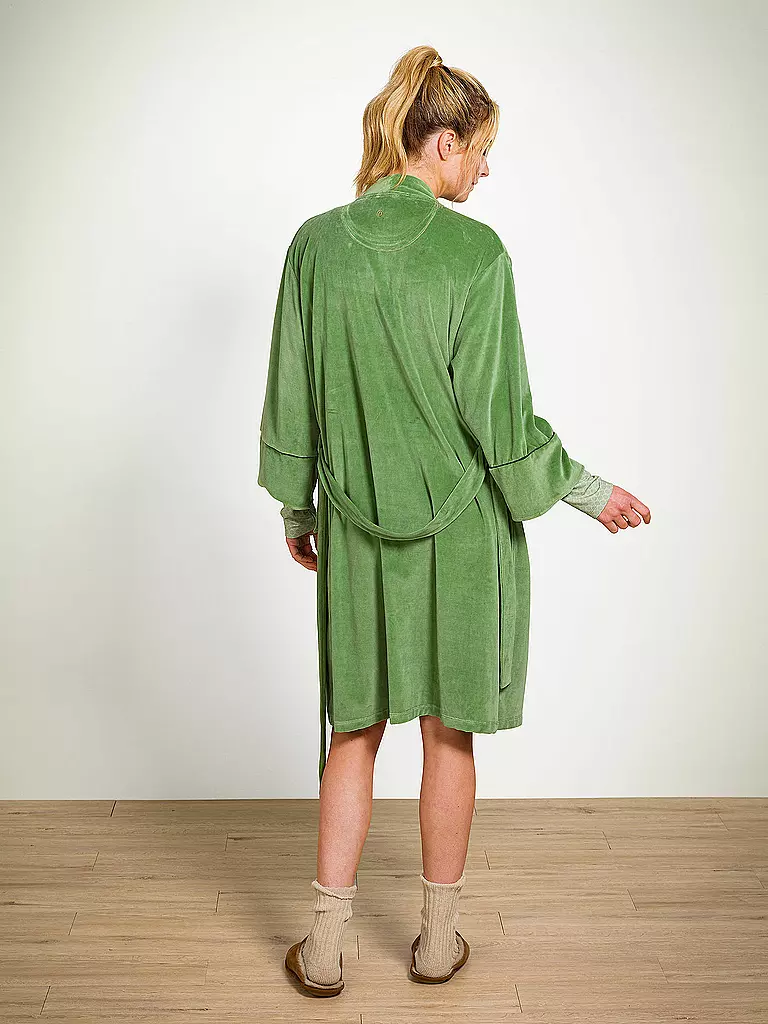 PIP STUDIO | Morgenmantel NAOMI VELVET | Verde
