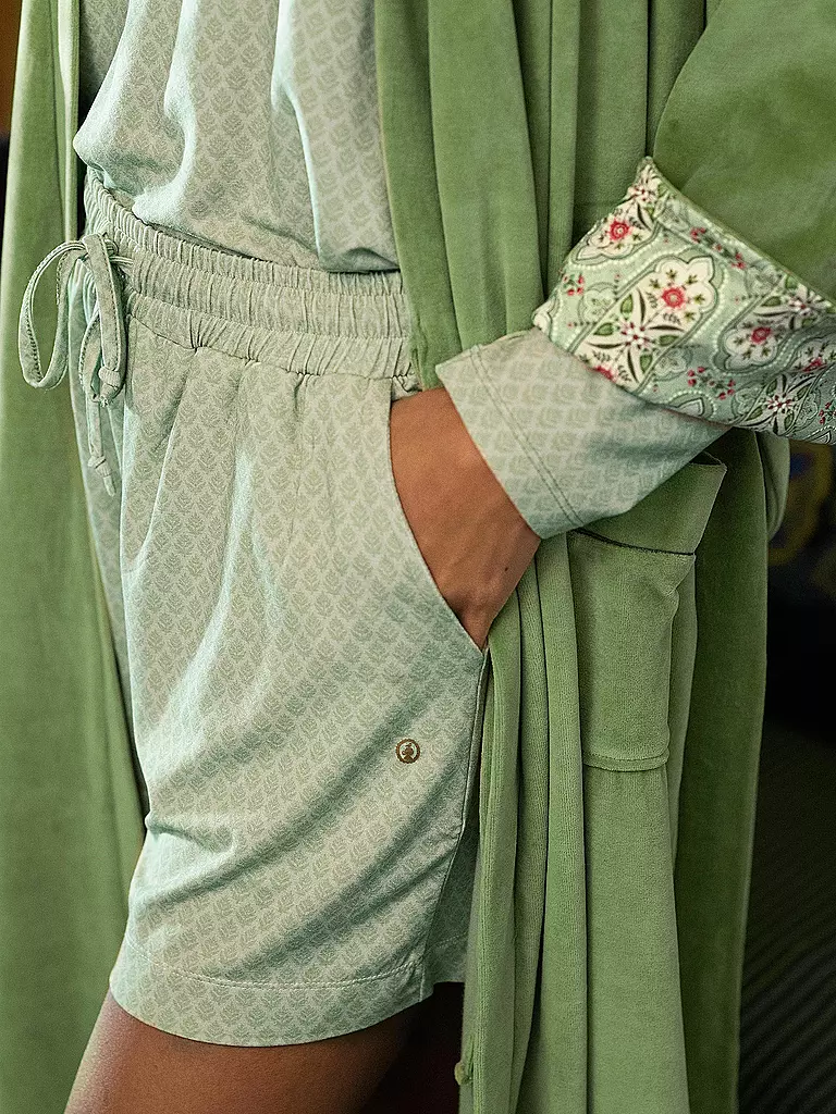 PIP STUDIO | Morgenmantel NAOMI VELVET | Verde