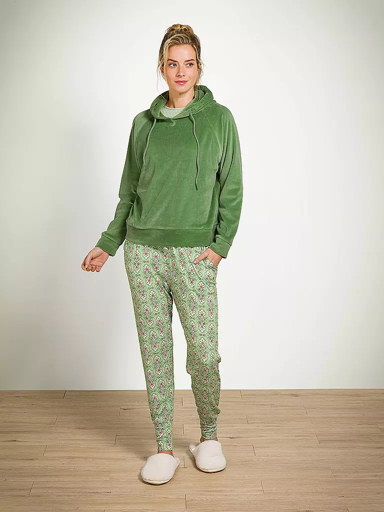 PIP STUDIO | Pantaloni da pigiama BOBIEN JABALINI | Verde chiaro