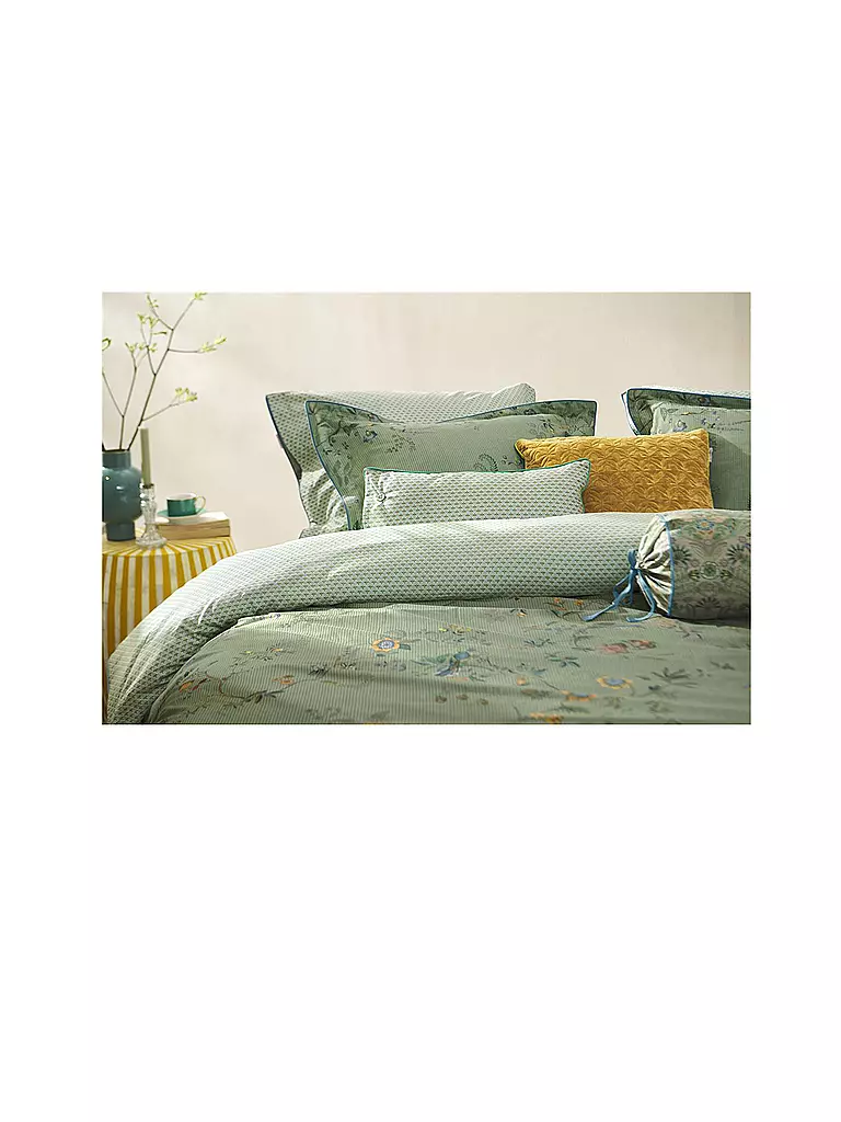 PIP STUDIO | Percalle Bettwäsche AMOR DE DIOS 70x90cm/140x200cm Green | 