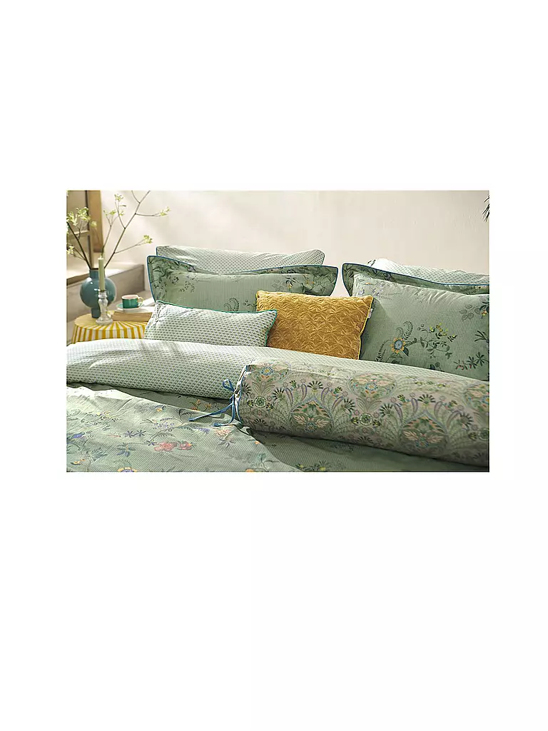 PIP STUDIO | Percalle Bettwäsche AMOR DE DIOS 70x90cm/140x200cm Green | 