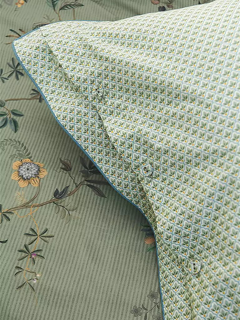 PIP STUDIO | Percalle Bettwäsche AMOR DE DIOS 70x90cm/140x200cm Green | 