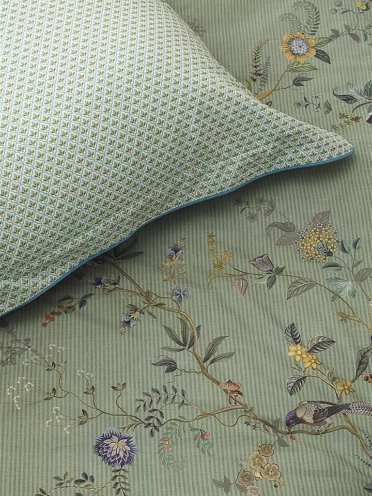 PIP STUDIO | Percalle Bettwäsche AMOR DE DIOS 70x90cm/140x200cm Green | 