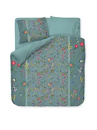 PIP STUDIO | Percalle Bettwäsche Petites Fleurs 2x 70x90cm / 200x200cm Blu | Petrolio