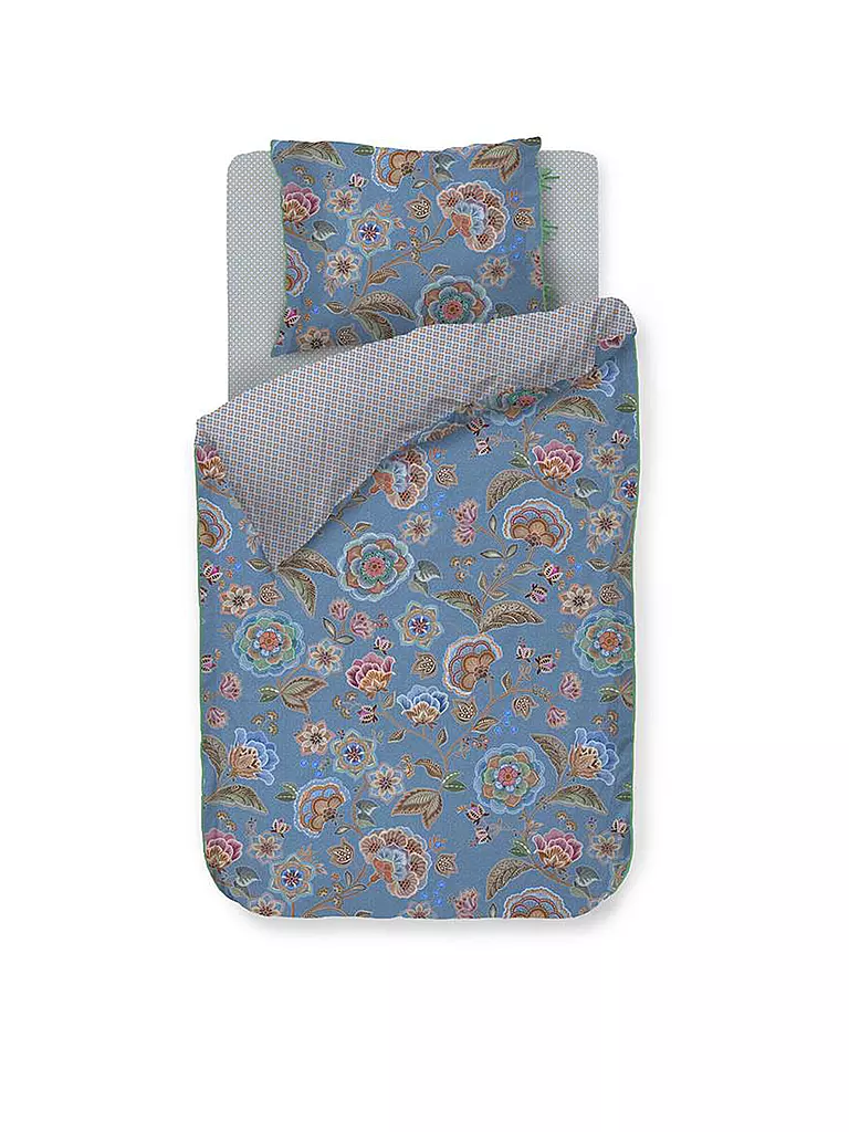 PIP STUDIO | Percalle Biancheria da letto MATATA 70x90cm / 140x200cm Blu | Blu