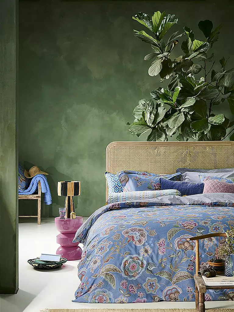 PIP STUDIO | Percalle Biancheria da letto MATATA 70x90cm / 140x200cm Blu | Blu
