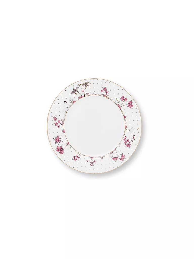 PIP STUDIO | Piatto da colazione 21 cm JOLIE DOTS Oro/Rosa | Bianco