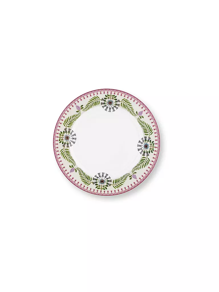 PIP STUDIO | Piatto da colazione grande LILY & LOTUS 23cm Bianco sporco | Lilla