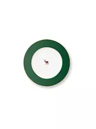 PIP STUDIO | Piatto da dessert 17 cm LOVE BIRDS Verde scuro | Verde scuro