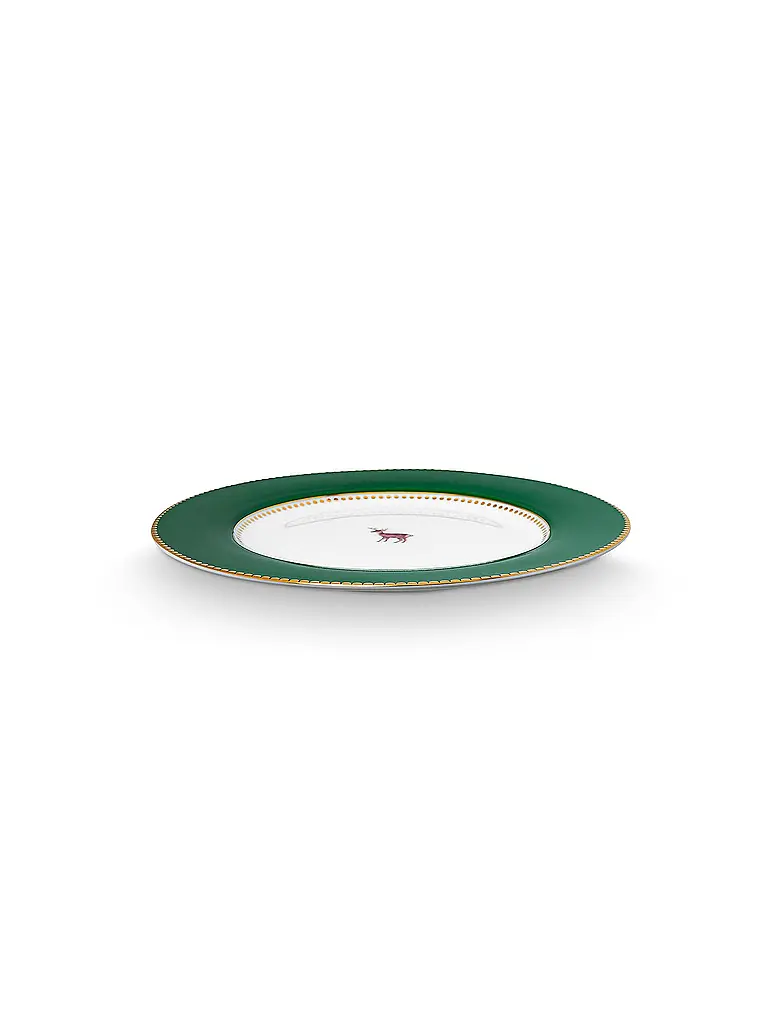 PIP STUDIO | Piatto da dessert 17 cm LOVE BIRDS Verde scuro | 