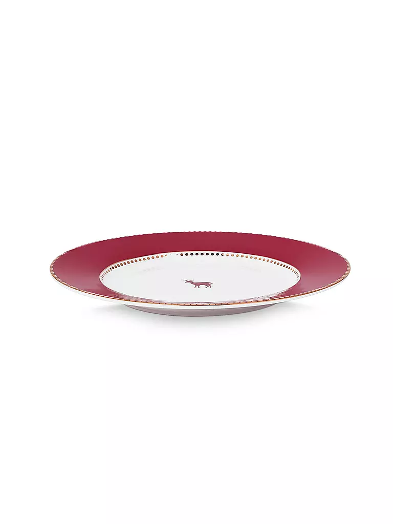 PIP STUDIO | Piatto da dessert 17cm LOVE BIRDS Rosso Scuro | 