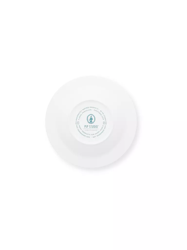 PIP STUDIO | Piatto fondo 21,5 cm FLOWER FESTIVAL Azzurro | Blu chiaro