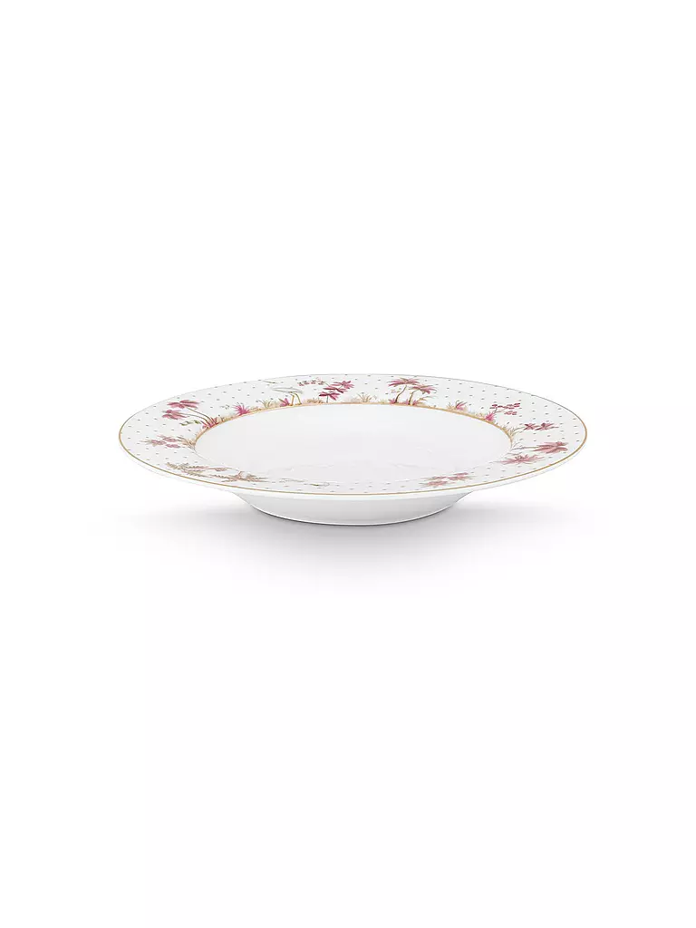 PIP STUDIO | Piatto fondo 21,5 cm JOLIE DOTS Oro/Rosa | 