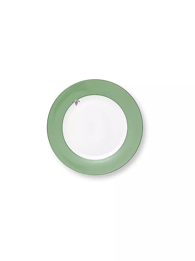 PIP STUDIO | Piatto piano LILY & LOTUS 26,5 cm Uni Verde chiaro | Verde chiaro