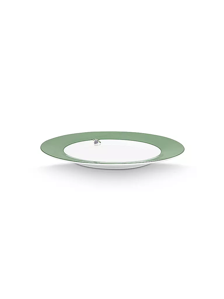 PIP STUDIO | Piatto piano LILY & LOTUS 26,5 cm Uni Verde chiaro | 