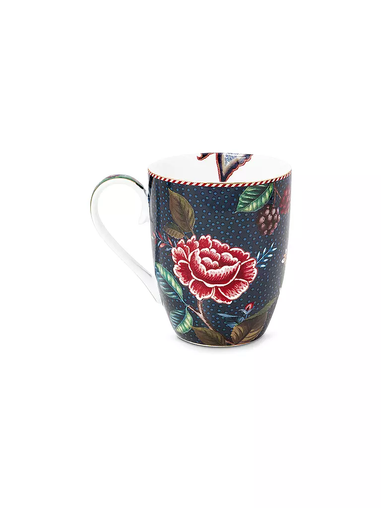 PIP STUDIO | Set di 2 tazze con manico BERRY BLUES 350ml Large Blue | Blu scuro
