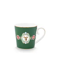PIP STUDIO | Tazza grande con manico LOVE BIRDS MEDALLION Verde scuro | Verde scuro