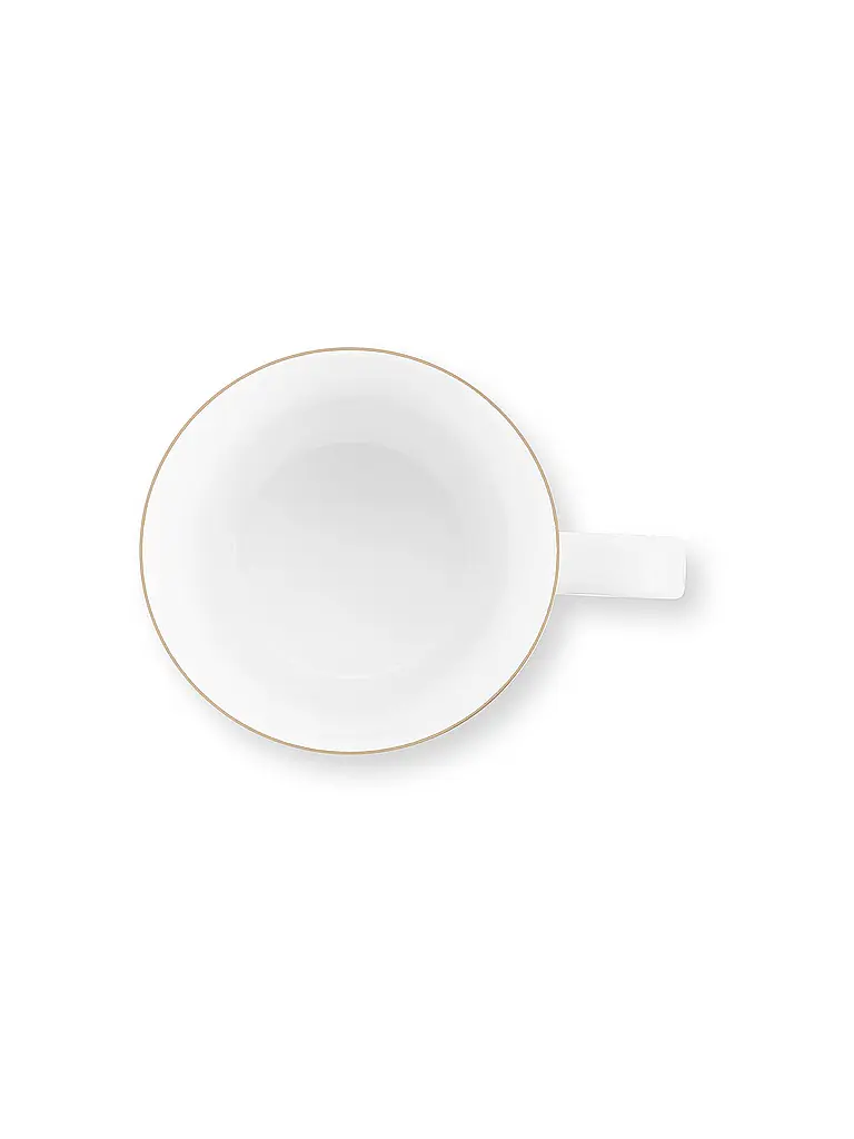 PIP STUDIO | Tazza grande con manico LOVE BIRDS MEDALLION Verde scuro | 