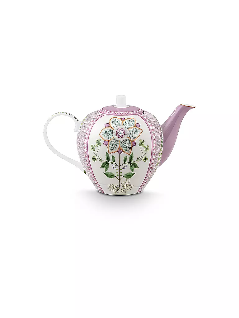 PIP STUDIO | Teiera grande LILY & LOTUS 1,6l Tiles Lilac | Lilla