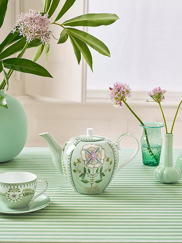 PIP STUDIO | Teiera Grande LILY & LOTUS 1,6l Verde Chiaro | Verde chiaro