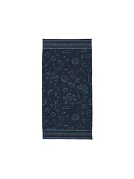 PIP STUDIO | Telo doccia JASMIN JACQUARD 70x140cm Verde | Blu scuro