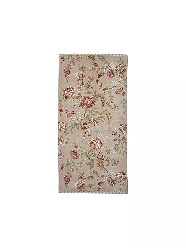 PIP STUDIO | Telo doccia 70x140cm SECRET GARDEN Khaki | Marrone chiaro