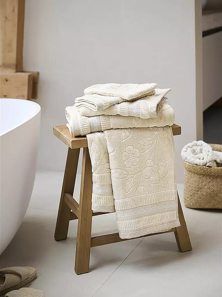 PIP STUDIO | Telo doccia JASMIN JACQUARD 70x140cm Sabbia | Beige