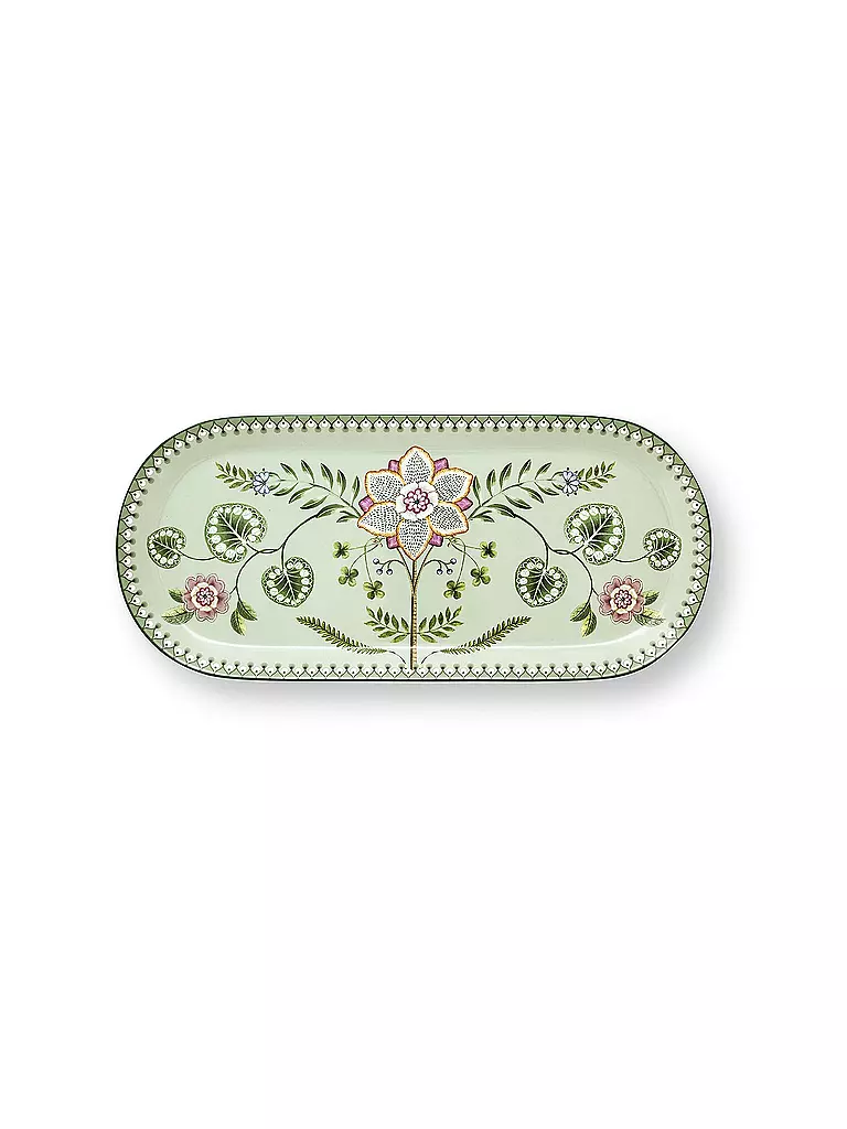 PIP STUDIO | Torta LILY & LOTUS 33x15,5 cm Verde Chiaro | Verde chiaro