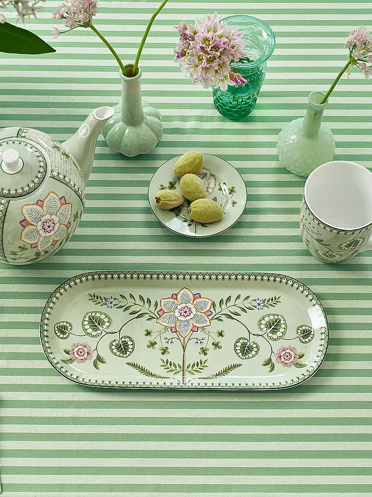 PIP STUDIO | Torta LILY & LOTUS 33x15,5 cm Verde Chiaro | Verde chiaro