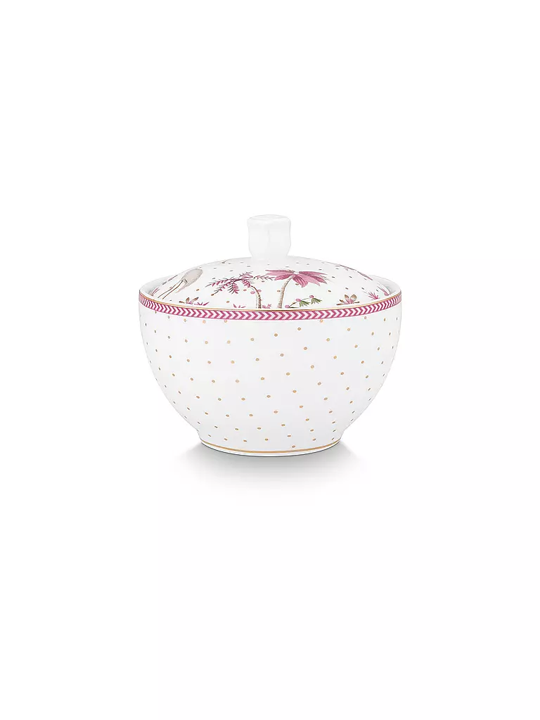 PIP STUDIO | Zuccheriera 300ml JOLIE DOTS Oro/Rosa | 