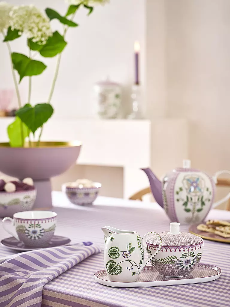 PIP STUDIO | Zuccheriera 300ml LILY & LOTUS Tiles Lilac | 