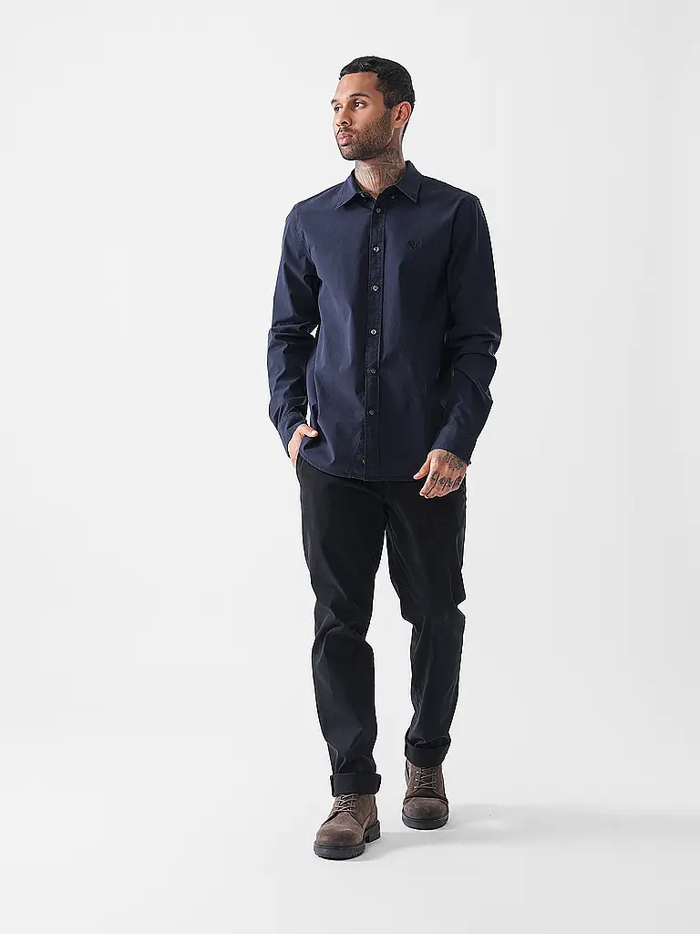 PME LEGEND | Camicia Regular Fit | Blu scuro