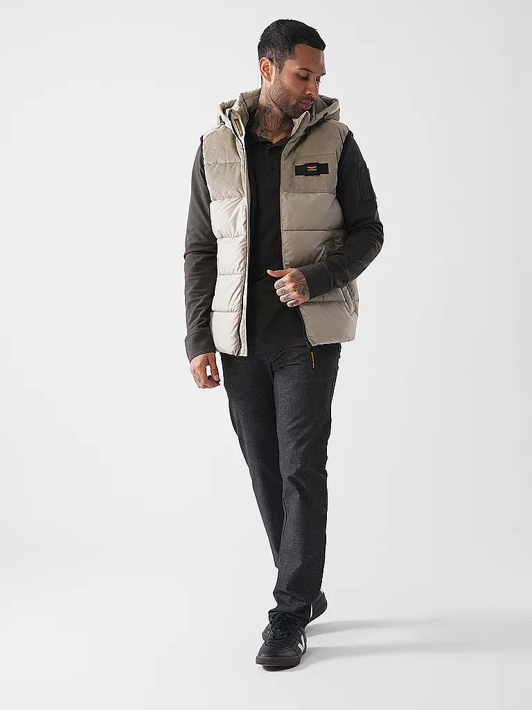 PME LEGEND | Gilet trapuntato GOBBLER | Marrone