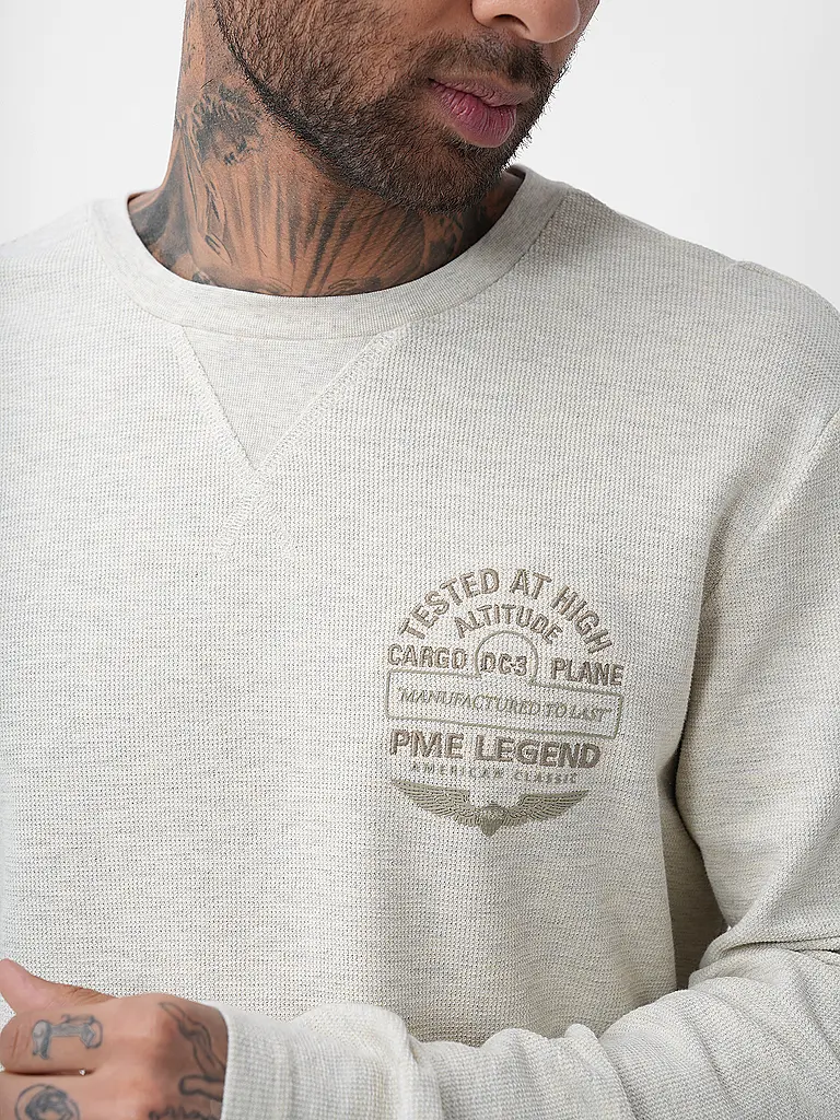 PME LEGEND | Langarmshirt  | Bianco